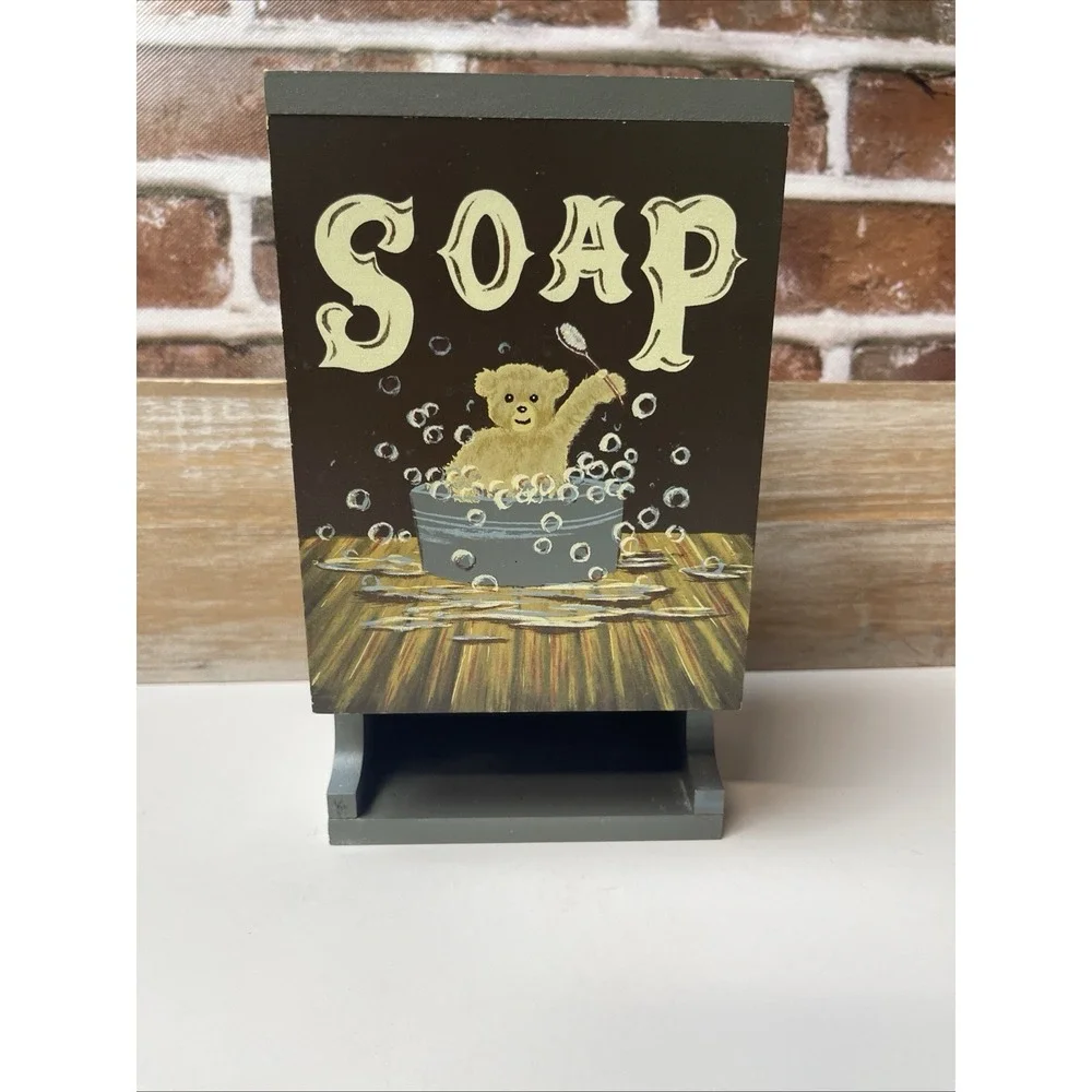 RUSTIC ~ SOAP  HOLDER / DISPLAY, Dispenser, Farmhouse, Country, Bathroom Decor